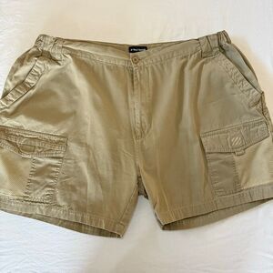 West Marine Cargo Shorts | Men’s XXL | Khaki | 100% Cotton | Utility Mesh Pocket